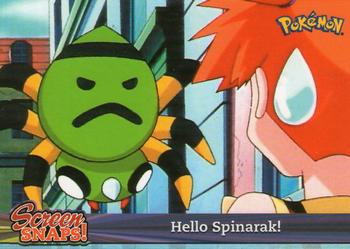 2001 Topps Pokemon Johto (UK) #SNAP14 Hello Spinarak! Front